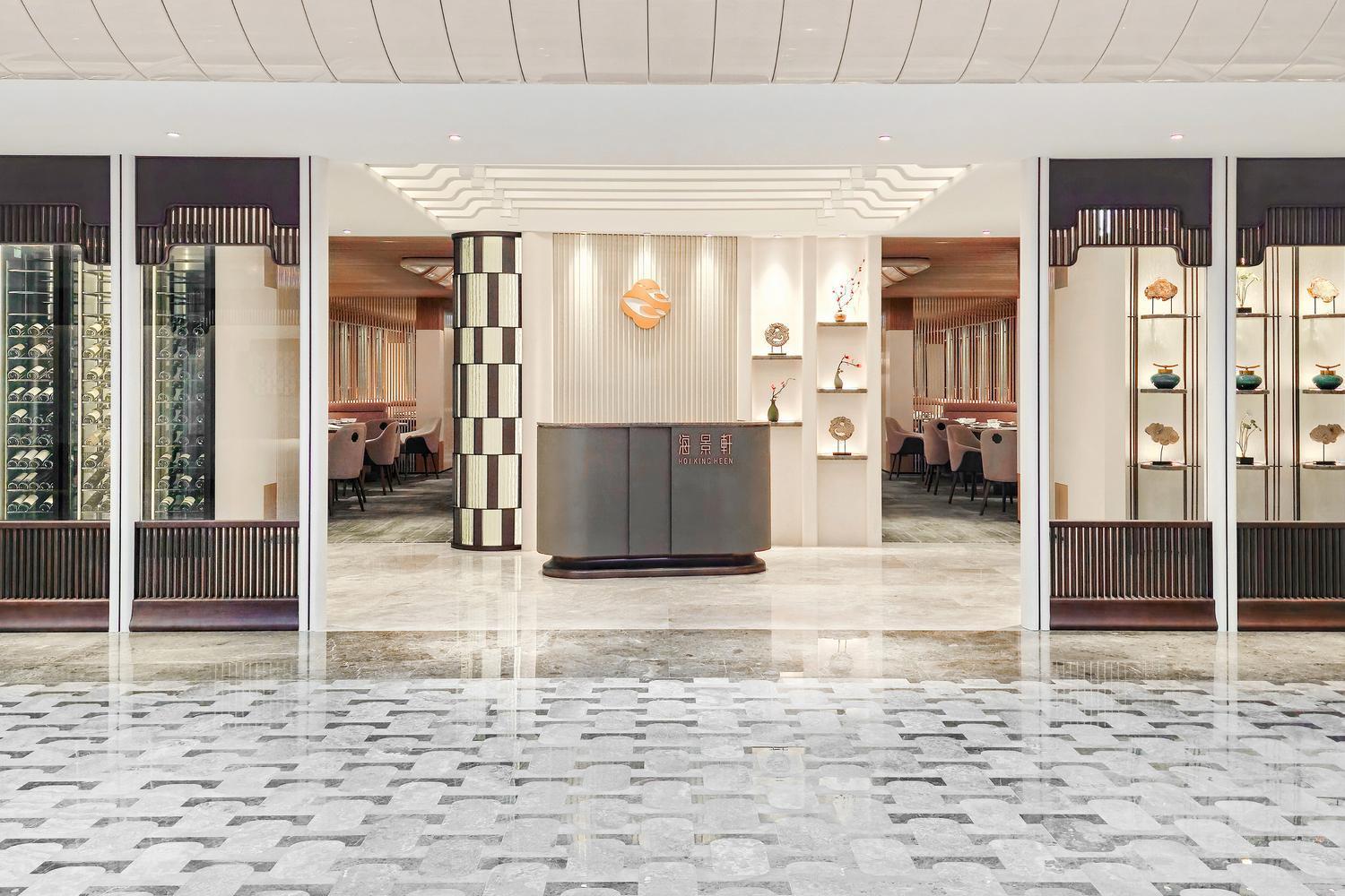 Intercontinental Grand Stanford Hong Kong By Ihg Exterior foto The entrance of the restaurant