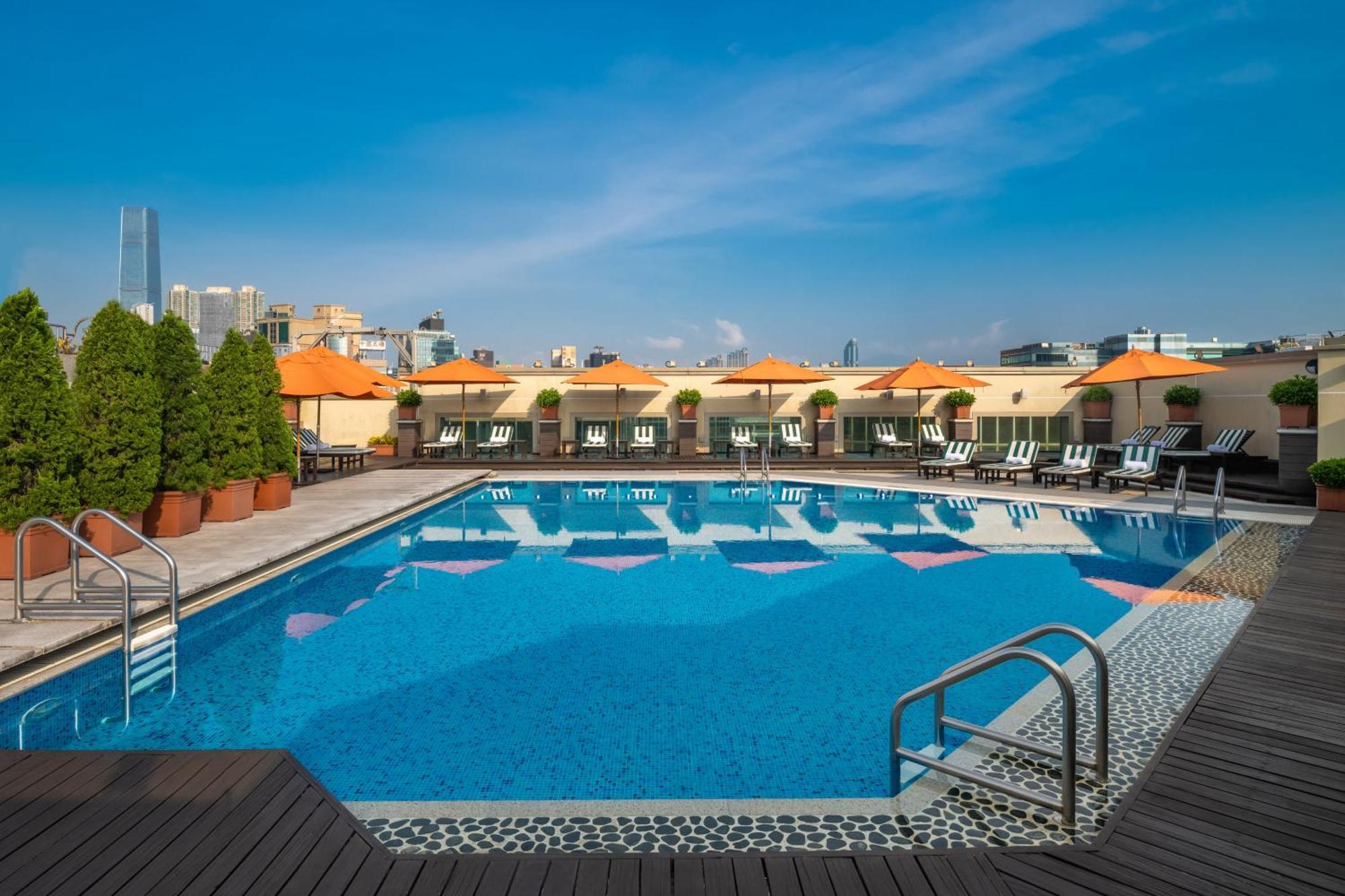 Intercontinental Grand Stanford Hong Kong By Ihg Exterior foto Rooftop pool